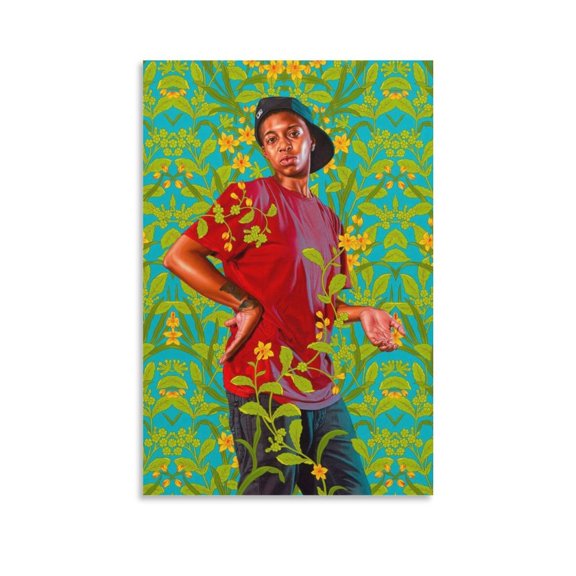 Portrait Painter Kehinde Wiley Painting Art Poster (57) Artworks Picture Print Poster Wall Art Painting Canvas Gift Decor Home Posters Decorative 16x24inch(40x60cm)