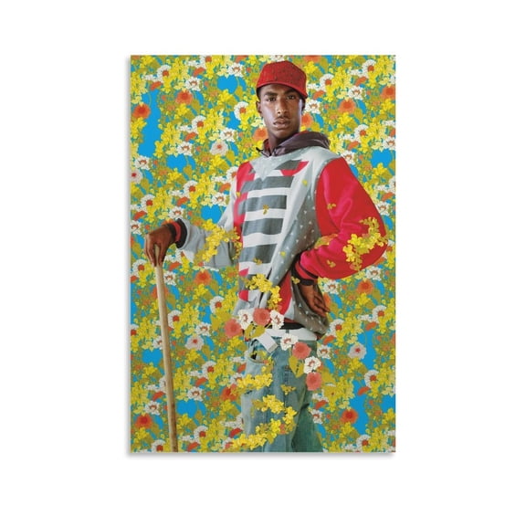 Portrait Painter Kehinde Wiley Painting Art Poster (60) Canvas Wall Art Poster Decorative Bedroom Modern Home Print Picture Artworks Posters 20x30inch(50x75cm)