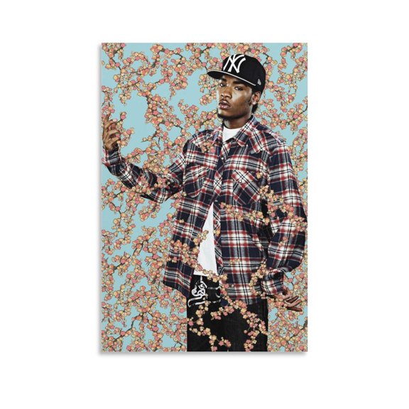 Portrait Painter Kehinde Wiley Painting Art Poster (66) Home Decor Poster Wall Art Hanging Picture Print Bedroom Decorative Painting Posters Room Aesthetic 16x24inch(40x60cm)