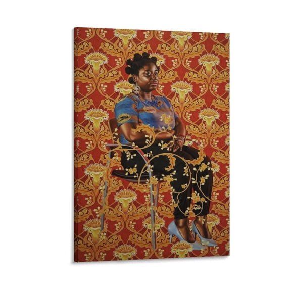 Portrait Painter Kehinde Wiley Painting Art Poster (9) Posters Art Print Wall Photo Paint Poster Hanging Picture Family Bedroom Decor Gift 12x18inch(30x45cm)