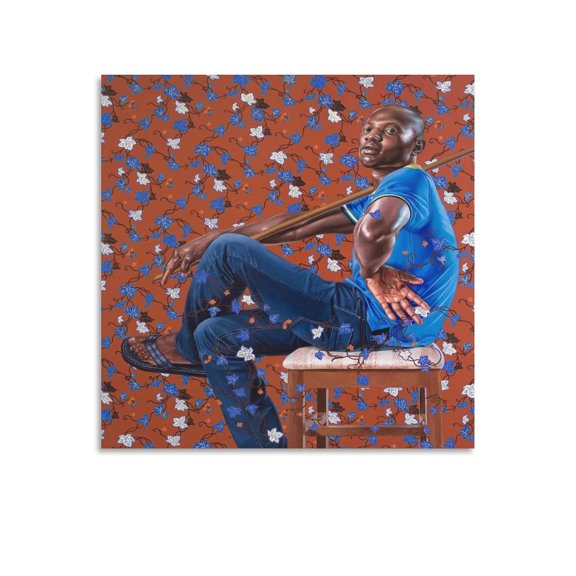 Portrait Painter Kehinde Wiley Painting Poster (18) Art Poster Canvas Painting Decor Wall Print Photo Gifts Home Modern Decorative Posters 16x16inch(40x40cm)
