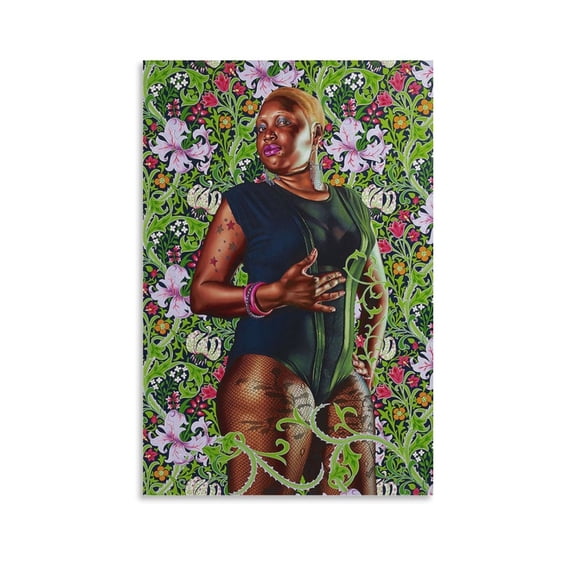 Portrait Painter Kehinde Wiley Painting Poster (2) Posters Art Print Wall Photo Paint Poster Hanging Picture Family Bedroom Decor Gift 20x30inch(50x75cm)