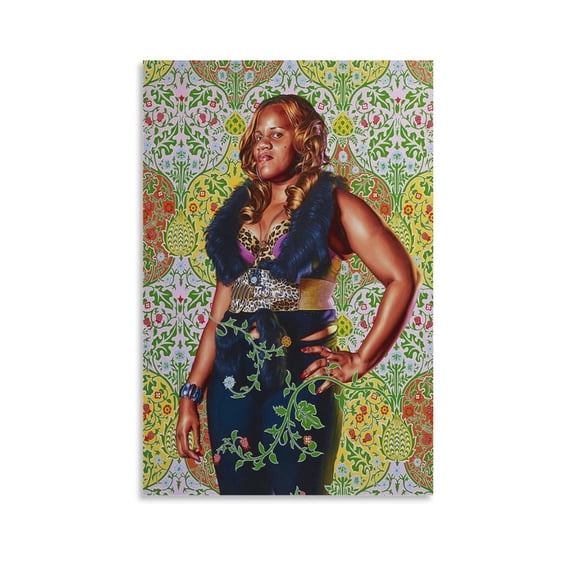 Portrait Painter Kehinde Wiley Painting Poster (3) Home Decor Poster Wall Art Hanging Picture Print Bedroom Decorative Painting Posters Room Aesthetic 24x36inch(60x90cm)