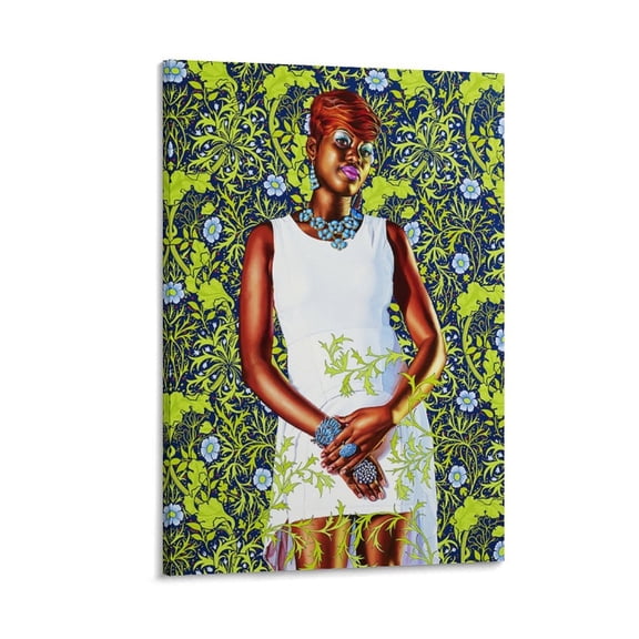 Portrait Painter Kehinde Wiley Painting Poster (9) Wall Art Poster Scroll Canvas Painting Picture Living Room Decor Home 24x36inch(60x90cm)