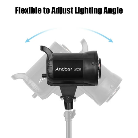 Portrait Portable LED Photography Fill Light 135W Studio Video Light 2800K To 5600K Dimmable For  Mount Video Light With Remote Control For Wedding Photography Live Streaming