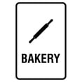 thumbnail image 1 of Portrait Round Bakery Sign (White) - Medium 5" x 7", 1 of 3