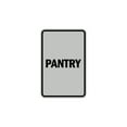 thumbnail image 1 of Portrait Round Pantry Sign (Lt Gray) - Small 4" x 6", 1 of 3