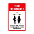 thumbnail image 1 of Portrait Round Plus Estos Probadores Son Para Cualquier Género y Para Todos Wall or Door Sign | Spanish Dressing Room Retailer Signage - Small, 1 of 6