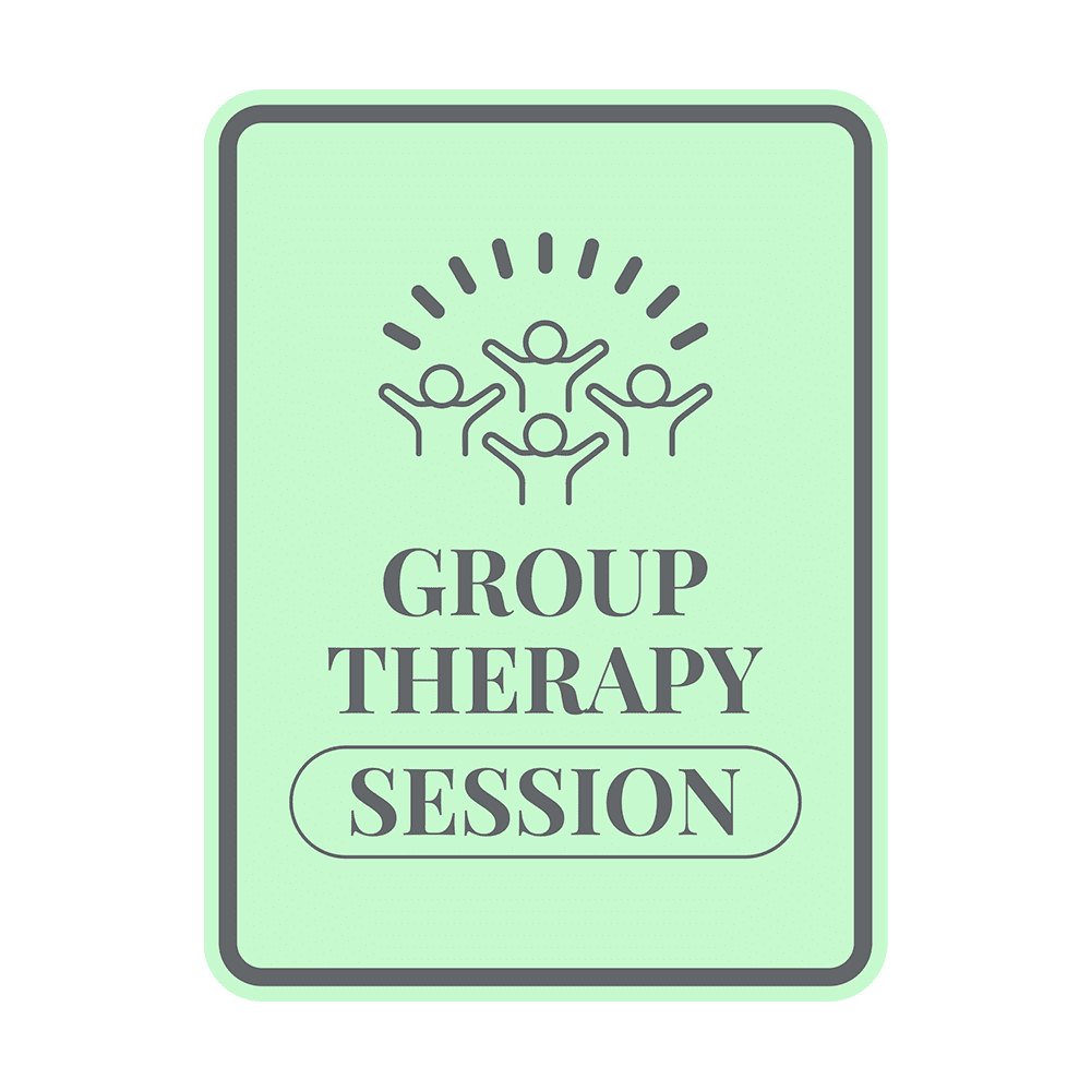 Portrait Round Plus Group Therapy Session Wall or Door Sign Office Portrait Round Plus Group Therapy Session Wall or Door Sign Office