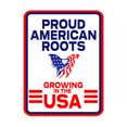 thumbnail image 1 of Portrait Round Plus Proud American Roots: Growing in the USA Door or Wall Sign | Easy Installation | Patriotic Stars and Stripes USA Pride Sign -Small, 1 of 8
