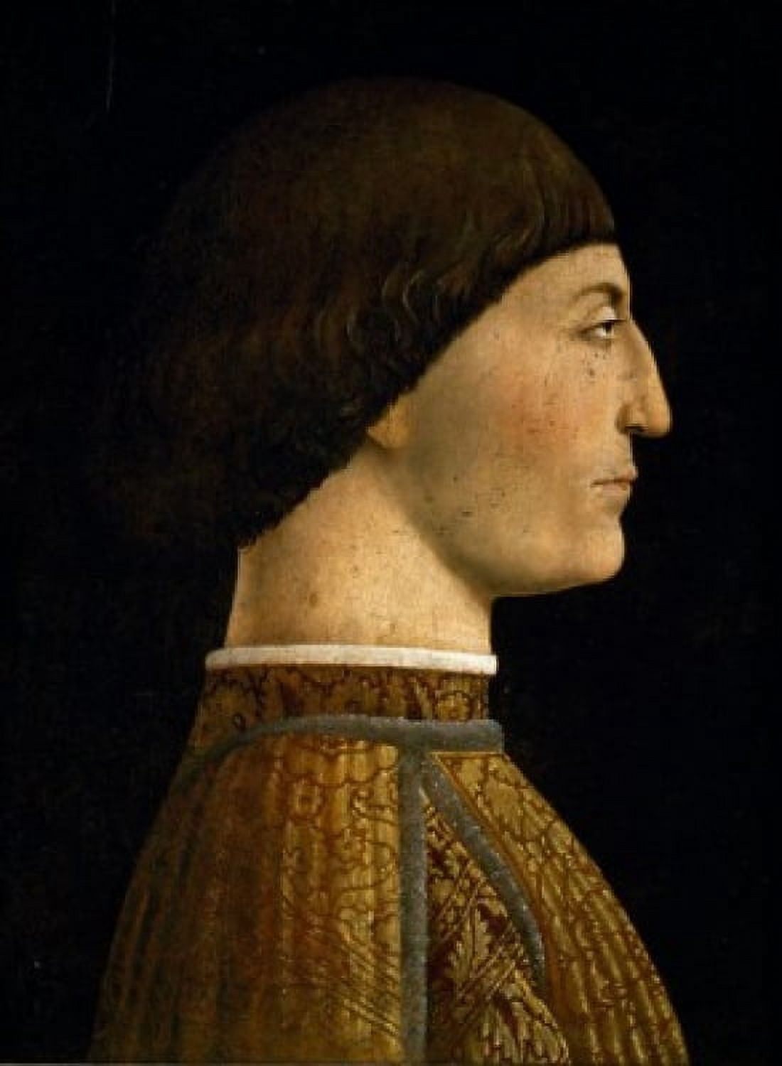 Portrait of Sigismondo Malatesta by Piero della Francesca 1540 (1410 to 1420-1492) France Paris Musee du Louvre Canvas Art - Piero della Francesca (18 x 24)