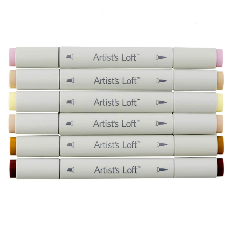 Art 101 Creative Tools Dual Tip Alcohol Based Illy Illustration Markers in  Fabric Carrying Case
