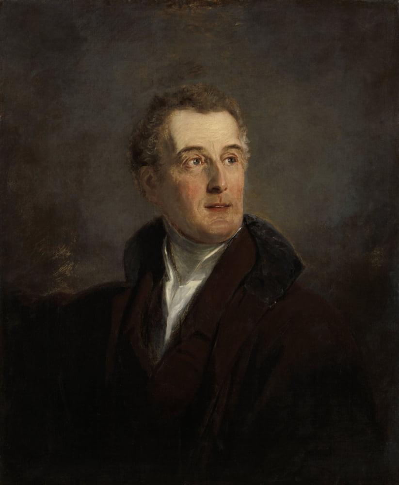 Portrait Study Of Arthur Wellesley Canvas Art - (24 x 36)