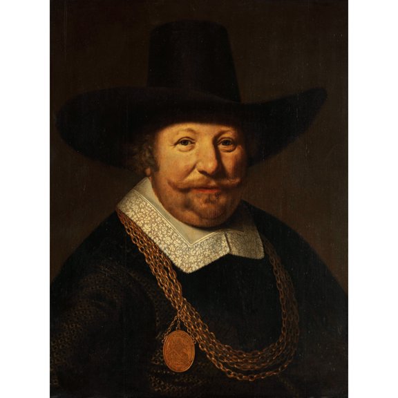 Portrait Van Trappen Banckert Vice Admiral Zealand Extra Large XL Wall Art Poster Print