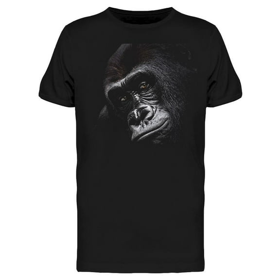 Portrait Western Lowland Gorilla T-Shirt Men -Image by Shutterstock, Male x-Large
