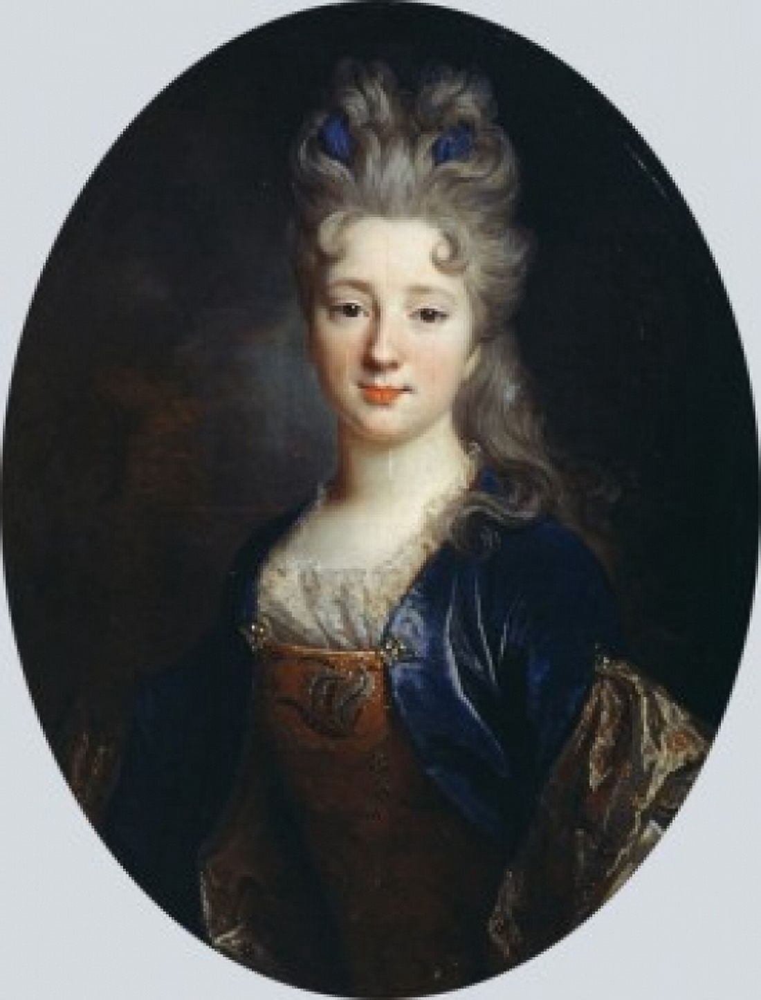 Portrait of a Woman 1710 Nicolas de Largilliere (1656-1746 French) Oil on wood Pushkin Museum of Fine Arts Moscow Russia Canvas Art - Nicolas de Largilliere (24 x 36)
