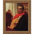 thumbnail image 1 of Portrait of A.A. Polovtsev 24x20 Gold Ornate Wood Framed Canvas Art by Boris Kustodiev, 1 of 2