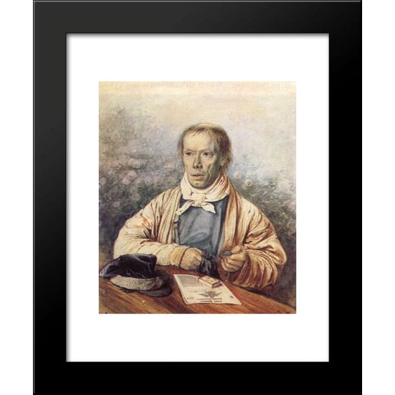 Portrait of A. I. Fedotov, the Artist's Father 20x24 Framed Art Print by Pavel Fedotov
