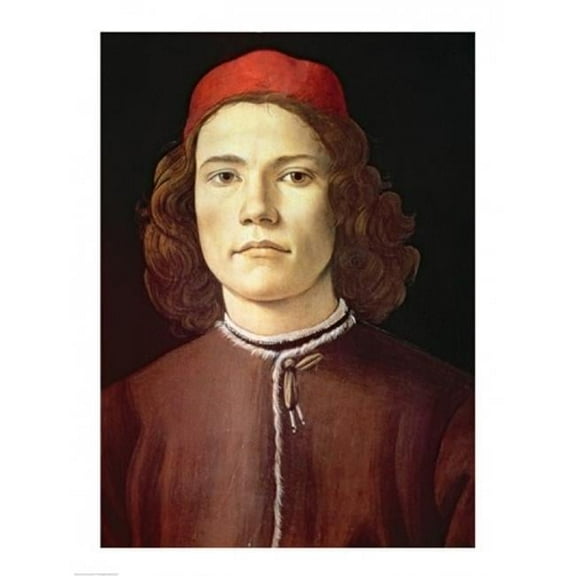 Portrait of A Young Man C.1480-85 Poster Print by Sandro Botticelli - 24 x 36 in. - Large
