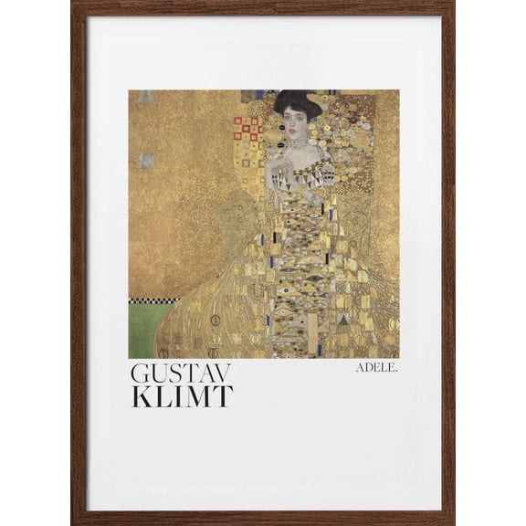 Portrait of Adele Bloch Bauer I (1907) Poster Framed Art Modern Wall Decor