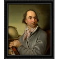 thumbnail image 1 of Portrait of Alexander Semenovitsch Chvostov 28x34 Large Black Ornate Wood Framed Canvas Art by Vladimir Borovikovsky, 1 of 2