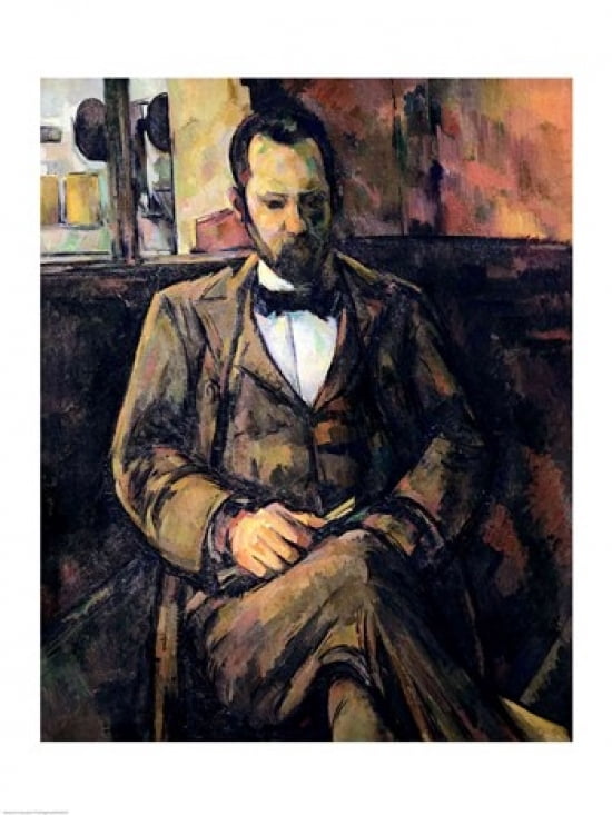 Portrait of Ambroise Vollard 1899 Canvas Art - Paul Cezanne (24 x 36)