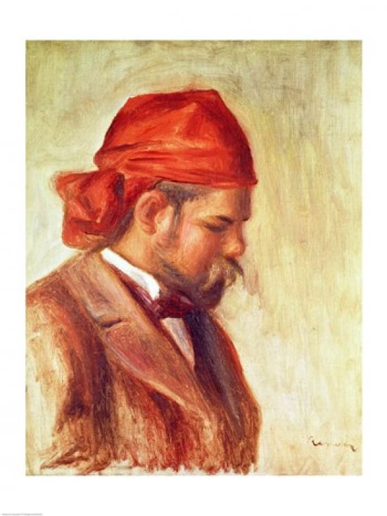 Portrait of Ambroise Vollard Canvas Art - Pierre-Auguste Renoir (18 x 24)