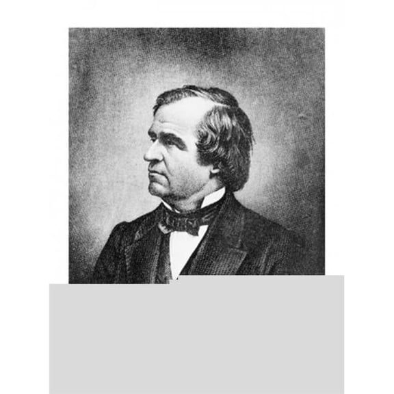 Portrait of Andrew Johnson Poster Print - 18 x 24 in.