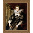 thumbnail image 1 of Portrait of Anne of Austria 24x20 Gold Ornate Wood Framed Canvas Art by Peter Paul Rubens, 1 of 2