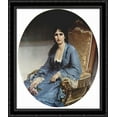 thumbnail image 1 of Portrait of Antoniet Negroni Prati Morosini 28x34 Large Black Ornate Wood Framed Canvas Art by Francesco Hayez, 1 of 2