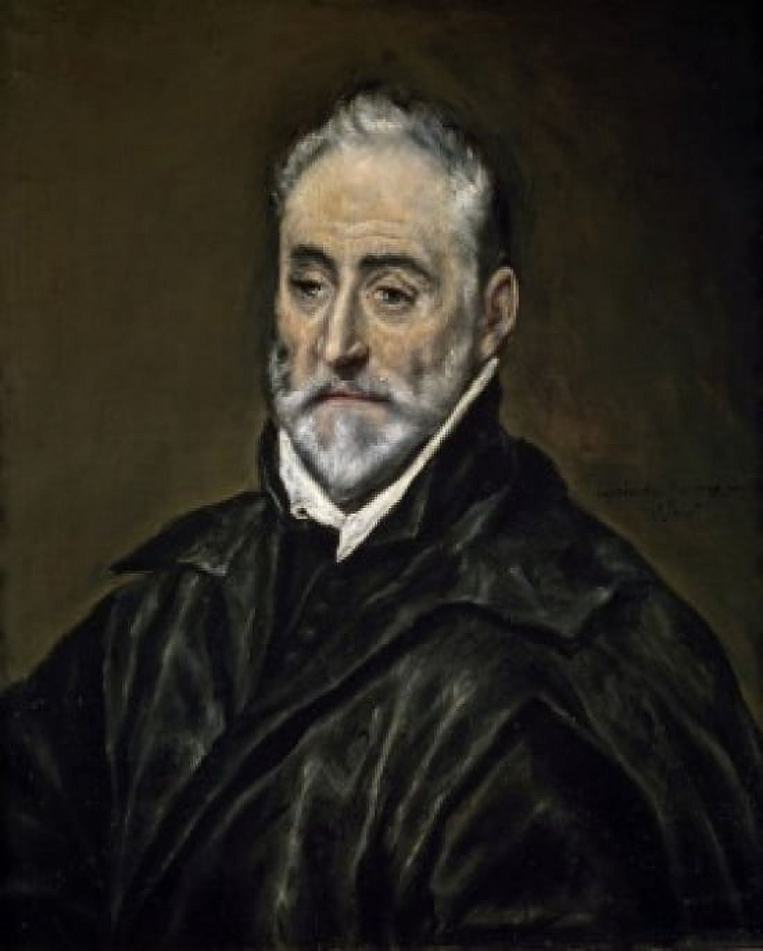 Portrait of Antonio Covarrubias by El Greco (1541-1614) Spain Madrid Museo del Prado Canvas Art - El Greco (24 x 36)