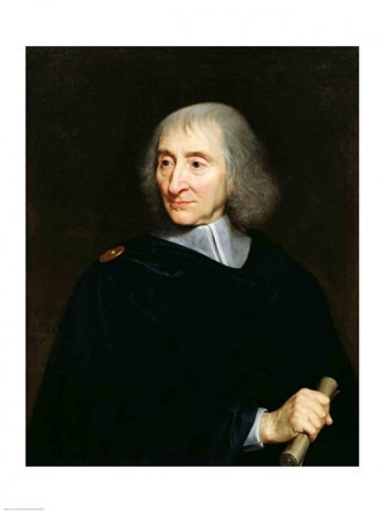 Portrait of Arnauld dAndilly Canvas Art - Philippe De Champaigne (24 x 36)