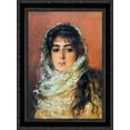 thumbnail image 1 of Portrait of Artist's Wife 20x24 Black Ornate Wood Framed Canvas Art by Makovsky, Konstantin, 1 of 2