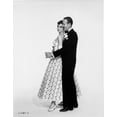 thumbnail image 1 of Portrait of Audrey Hepburn and Fred Astaire Dancing in White Background Photo Print (8 x 10), 1 of 1