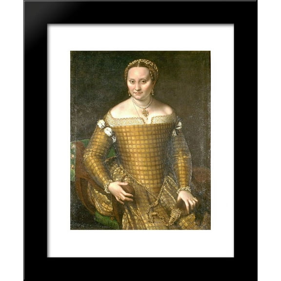Portrait of Bianca Ponzoni Anguissola, the artist's mother 20x24 Framed Art Print by Sofonisba Anguissola