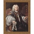 thumbnail image 1 of Portrait of Bischofs Benjamin Hoadly 28x34 Large Gold Ornate Wood Framed Canvas Art by William Hogarth, 1 of 2