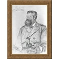 thumbnail image 1 of Portrait of Carl-August Deinhard 24x18 Gold Ornate Wood Framed Canvas Art by Christian Wilhelm Allers, 1 of 2