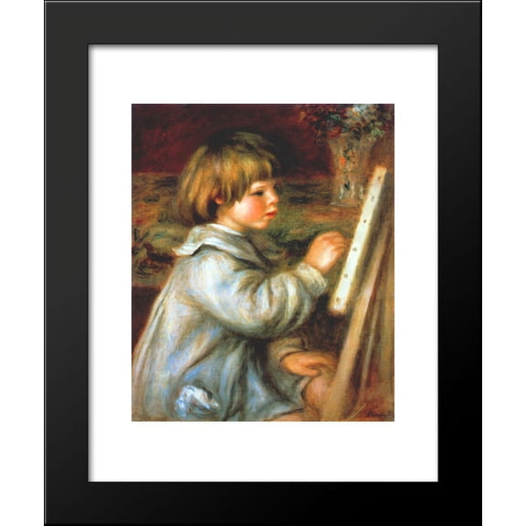 Portrait of Claude Renoir Painting 20x24 Framed Art Print by Renoir, Pierre A...