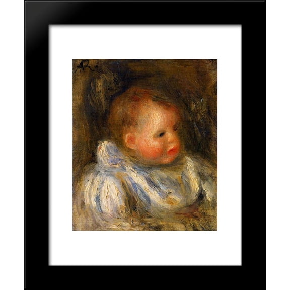 Portrait of Coco 20x24 Framed Art Print by Renoir, Pierre Auguste