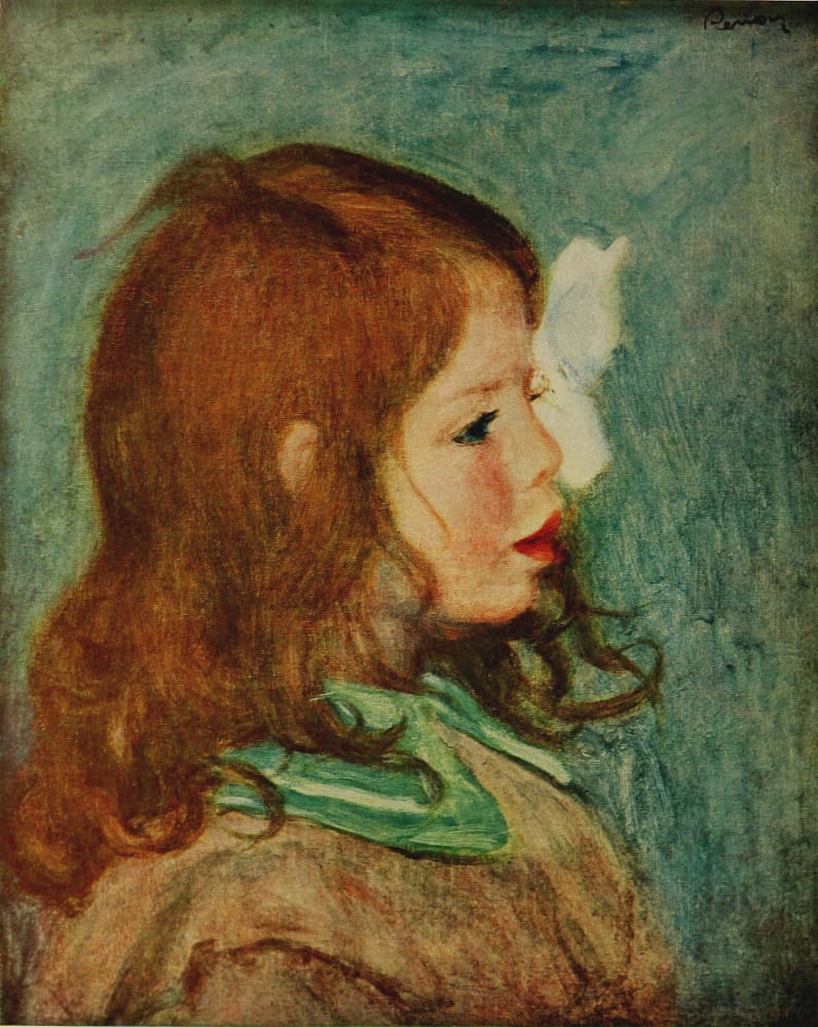 Portrait of Coco c1903 Canvas Art - Pierre-Auguste Renoir (24 x 36)