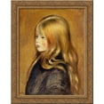 thumbnail image 1 of Portrait of Edmond Renoir, Jr. 20x24 Gold Ornate Wood Framed Canvas Art by Renoir, Pierre Auguste, 1 of 2