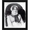 thumbnail image 1 of Portrait of Elizabeth Olenina 28x32 Large Black Ornate Wood Framed Canvas Art by Orest Kiprensky, 1 of 2