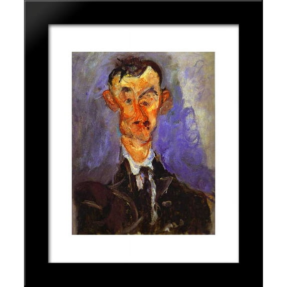 Portrait of Emile Lejeune 20x24 Framed Art Print by Chaim Soutine