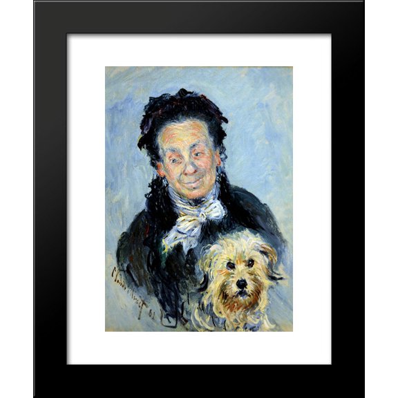 Portrait of Eugenie Graff (Madame Paul) 20x24 Framed Art Print by Monet, Claude