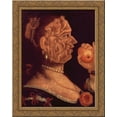 thumbnail image 1 of Portrait of Eve 24x20 Gold Ornate Wood Framed Canvas Art by Giuseppe Arcimboldo, 1 of 2