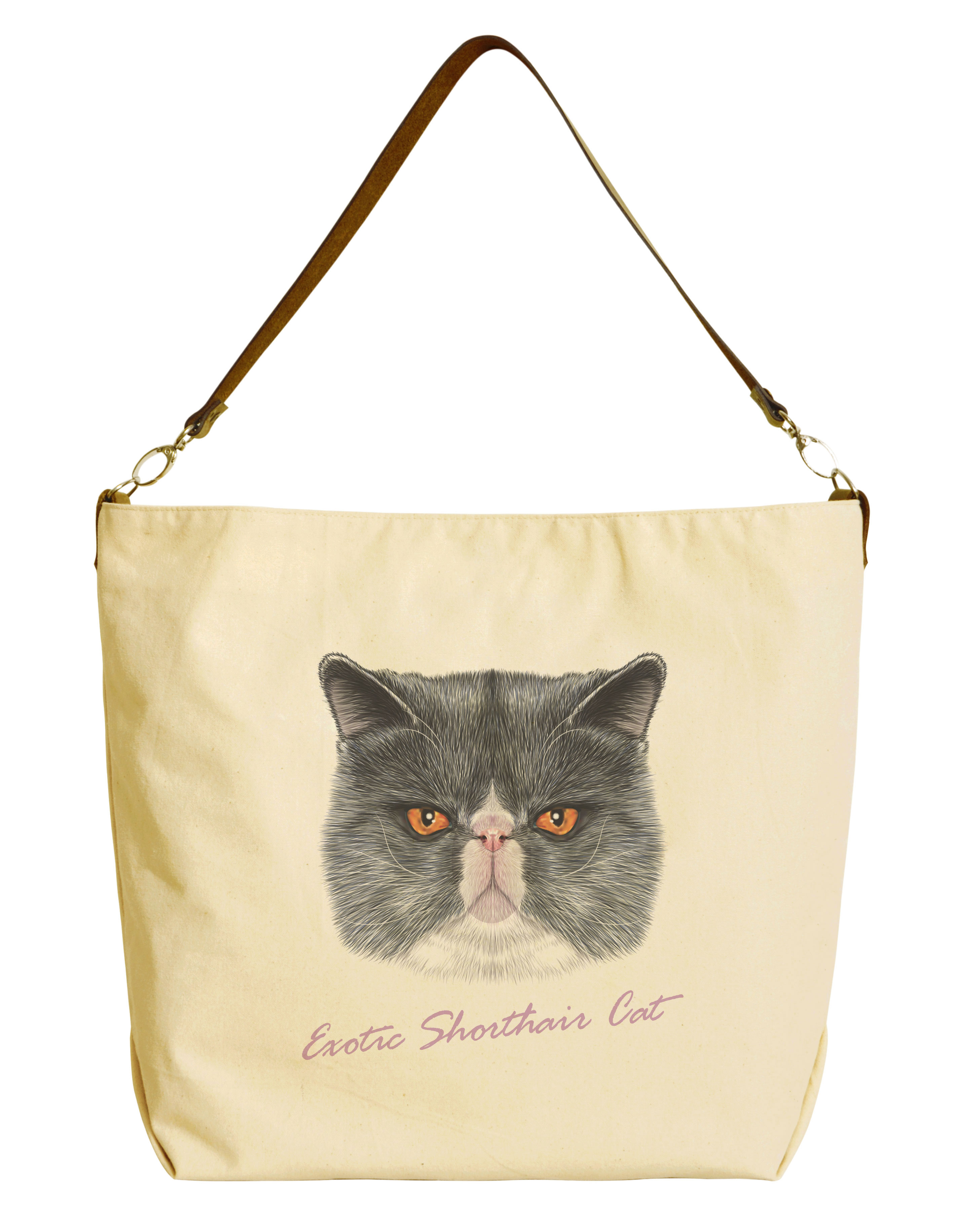 Portrait Leather Tote Bag