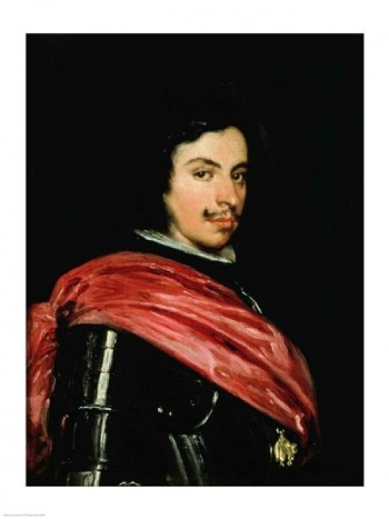 Portrait of Francesco I dEste Canvas Art - Diego Velazquez (24 x 36)