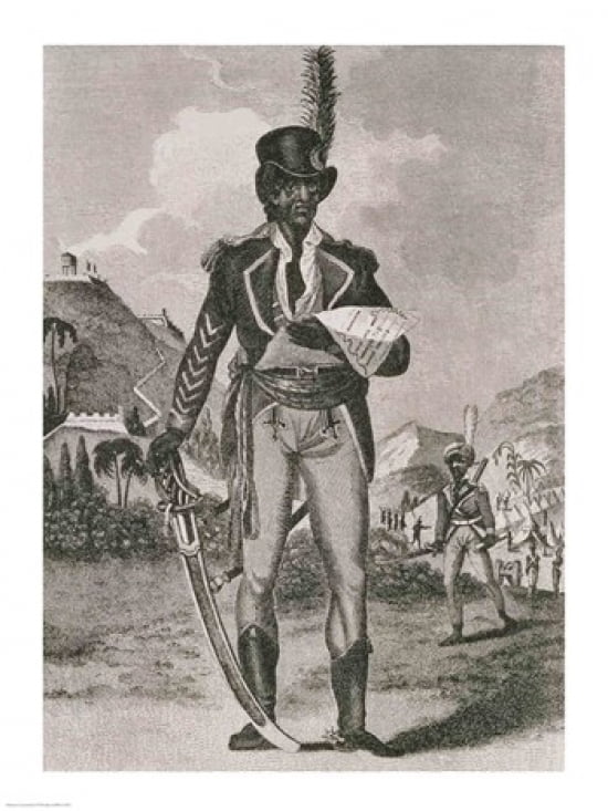 Portrait of Francois Dominique Toussaint-Louverture Canvas Art -  (18 x 24)