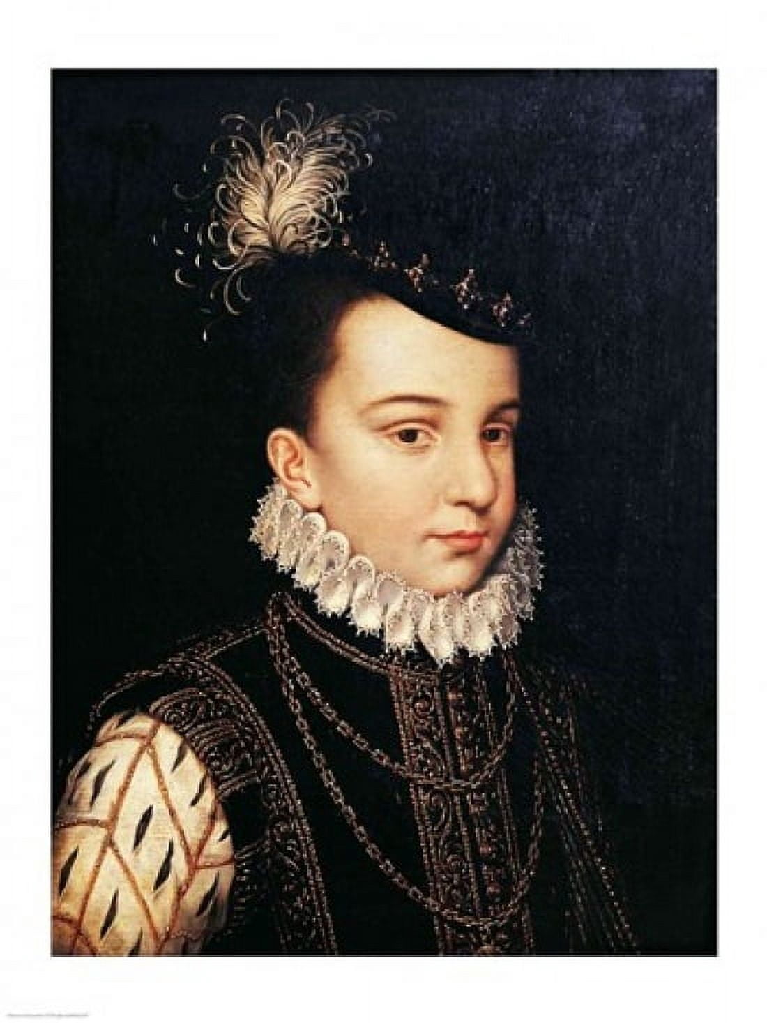 Portrait of Francois Hercule de France Duc dAlencon Canvas Art - Francois Clouet (24 x 36)