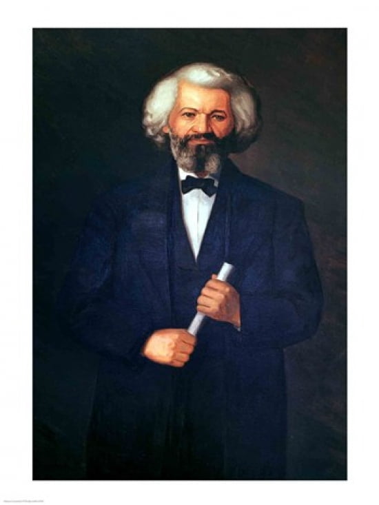 Portrait of Frederick Douglass Canvas Art - (18 x 24)